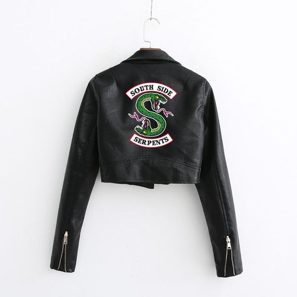men's jackets riverdale southside serpents short leather jacket women cropped pu coats, Black;brown
men's jackets riverdale southside serpents short leather jacket women cropped pu coats, Black;brown