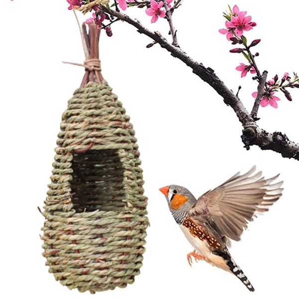 bird cages grass hut cozy resting place for birds finch canary hideaway from predators hand-woven teardrop shaped nest
bird cages grass hut cozy resting place for birds finch canary hideaway from predators hand-woven teardrop shaped nest