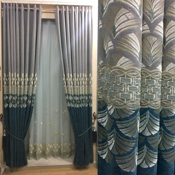 modern atmosphere european style high-end embroidered curtains for living room bedroom blackout curtain & drapes
modern atmosphere european style high-end embroidered curtains for living room bedroom blackout curtain & drapes