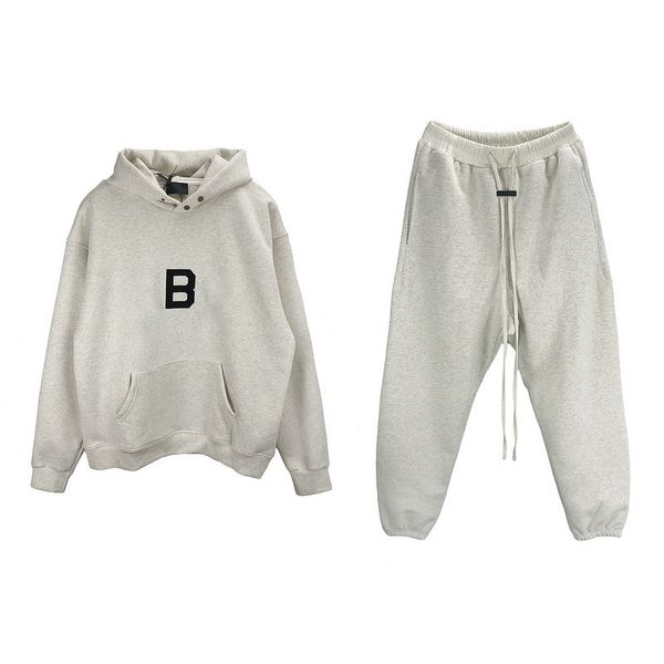 fashion classic sportswear hoodie designer letter printing simple casual suit mens and womens sweater and trousers high street long sleeve s, Black
fashion classic sportswear hoodie designer letter printing simple casual suit mens and womens sweater and trousers high street long sleeve s, Black