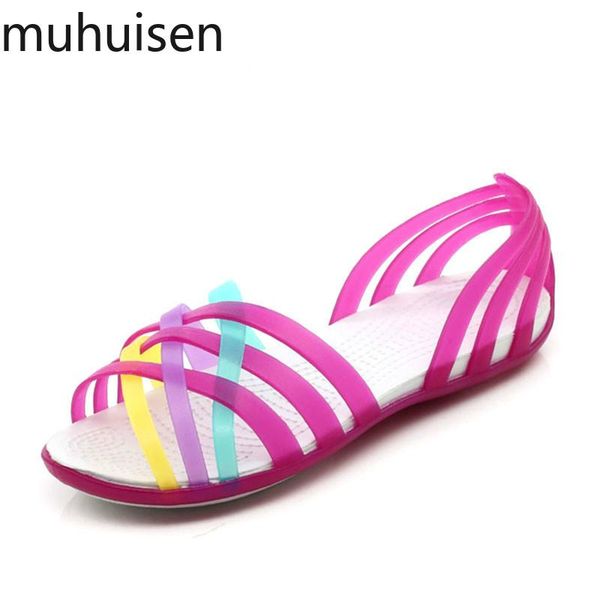 jelly shoes 2021 women's summer flat hole ladies sandals slip-on beach plastic candy color, Black
jelly shoes 2021 women's summer flat hole ladies sandals slip-on beach plastic candy color, Black