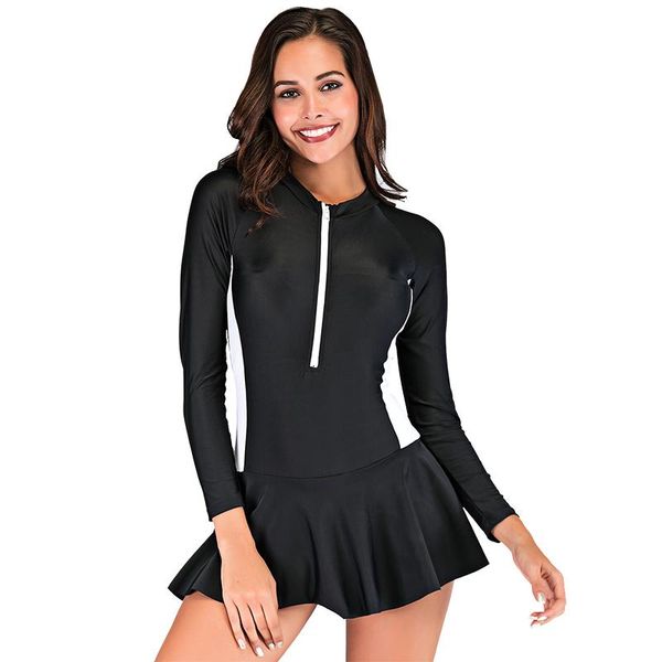 one-piece suits women rashguard shirts sunscreen surf quick-dry clothing suit skirt female beach clothes diving shirt windsurf
one-piece suits women rashguard shirts sunscreen surf quick-dry clothing suit skirt female beach clothes diving shirt windsurf