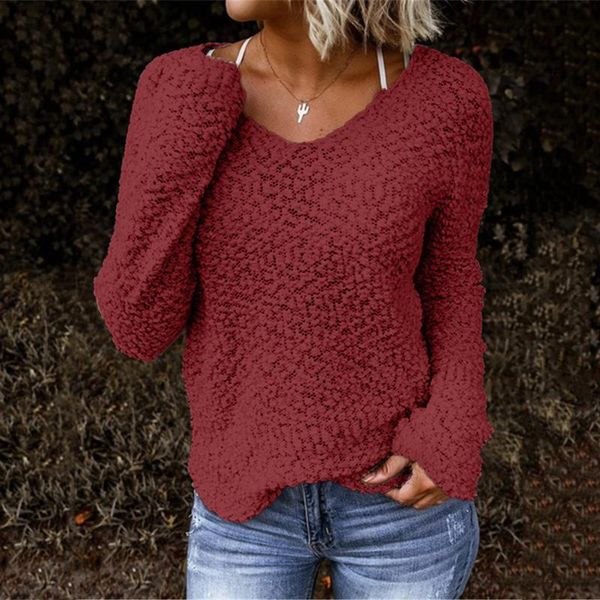 women's blouses & shirts women knitted blouse plush warm pullover plain shirt casual long sleeve tunic winter sweater o-neck loose top, White
women's blouses & shirts women knitted blouse plush warm pullover plain shirt casual long sleeve tunic winter sweater o-neck loose top, White