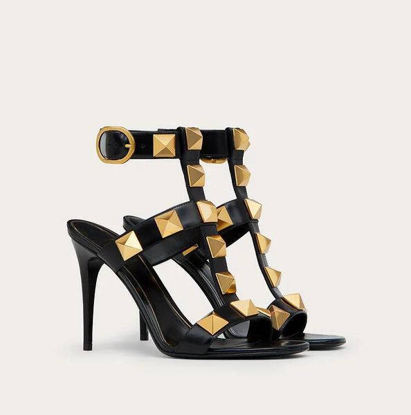 summer brands women roman stud sandals shoes lady rock studs high heels perfect nice gladiator sandalias walking eu35-43.box, Black
summer brands women roman stud sandals shoes lady rock studs high heels perfect nice gladiator sandalias walking eu35-43.box, Black