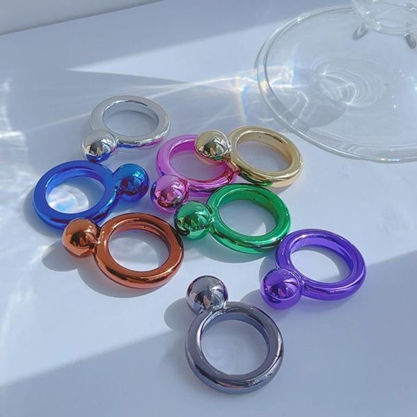 wedding rings 1pc women punk personality colorful ball geometric round resin for girls 2021 ins fashion jewelry accessories, Slivery;golden
wedding rings 1pc women punk personality colorful ball geometric round resin for girls 2021 ins fashion jewelry accessories, Slivery;golden