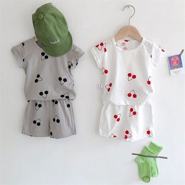 1-3yrs baby girls clothing sets children cherry two piece summer set boys' s casual cotton suit jumpsuits 210521, White
1-3yrs baby girls clothing sets children cherry two piece summer set boys' s casual cotton suit jumpsuits 210521, White