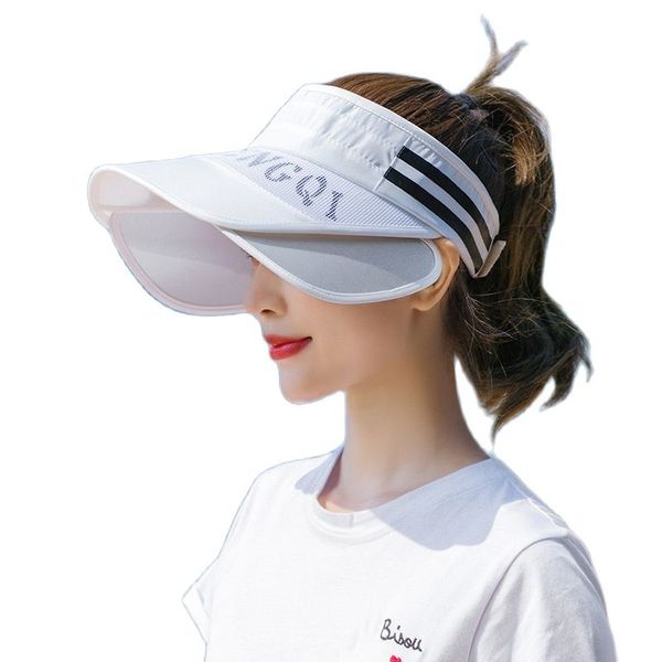Women Summer Sun Visor Hat UV Protection Wide Brim Visors With Retractable Sports Beach Cap Empty Top Hat, Black
Women Summer Sun Visor Hat UV Protection Wide Brim Visors With Retractable Sports Beach Cap Empty Top Hat, Black