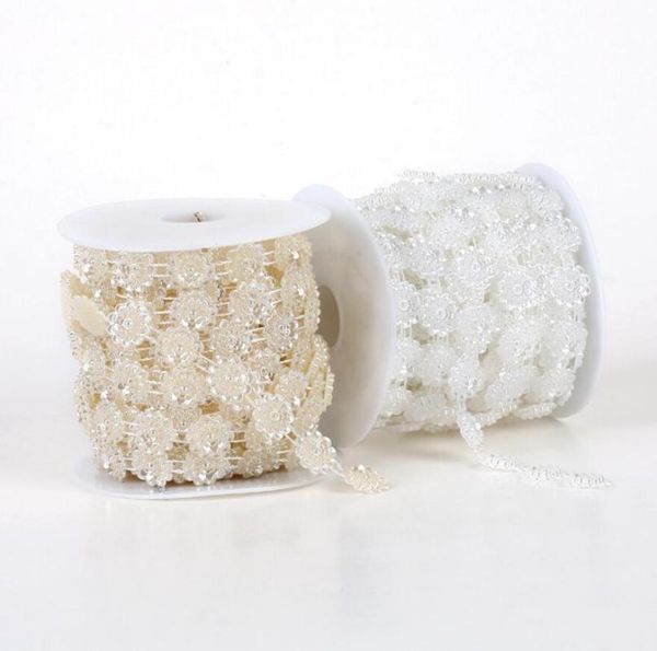 party decoration 1 spool lotus water lily shape abs pearl garland cake banding trim ribbon for sewing wedding centerpiece
party decoration 1 spool lotus water lily shape abs pearl garland cake banding trim ribbon for sewing wedding centerpiece