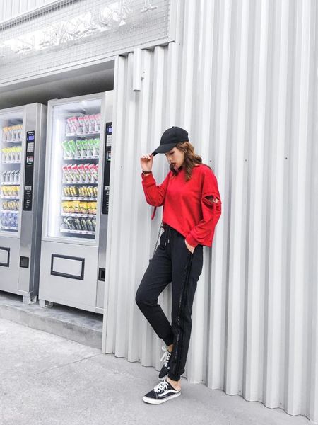 women's pants & capris a fan lang women autumn casual sweat harem solid color trousers streetwear slacks,woman's runing sports, Black;white
women's pants & capris a fan lang women autumn casual sweat harem solid color trousers streetwear slacks,woman's runing sports, Black;white