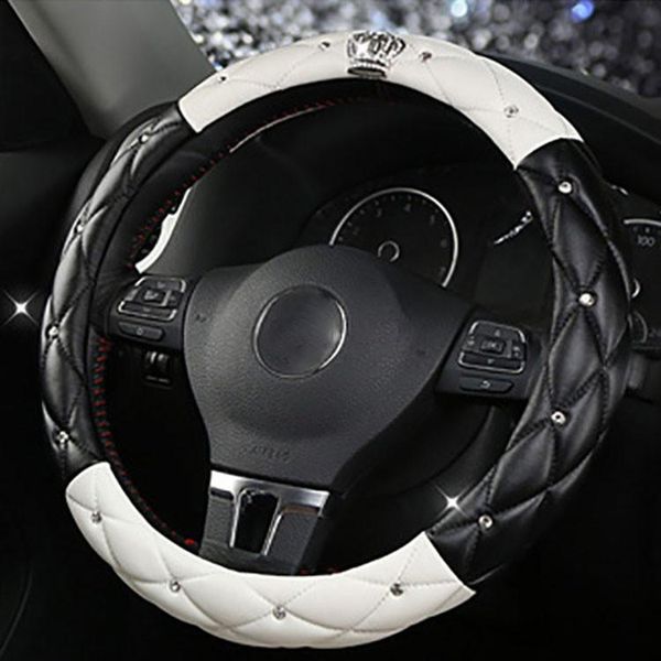 steering wheel covers leather universal car steering-wheel cover 38cm diamond blingbling auto woman car-styling accessories
steering wheel covers leather universal car steering-wheel cover 38cm diamond blingbling auto woman car-styling accessories