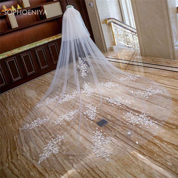 bridal veils arrival 2021 ivory cathedral wedding lace edge veil with comb accessories bride veu, Black
bridal veils arrival 2021 ivory cathedral wedding lace edge veil with comb accessories bride veu, Black