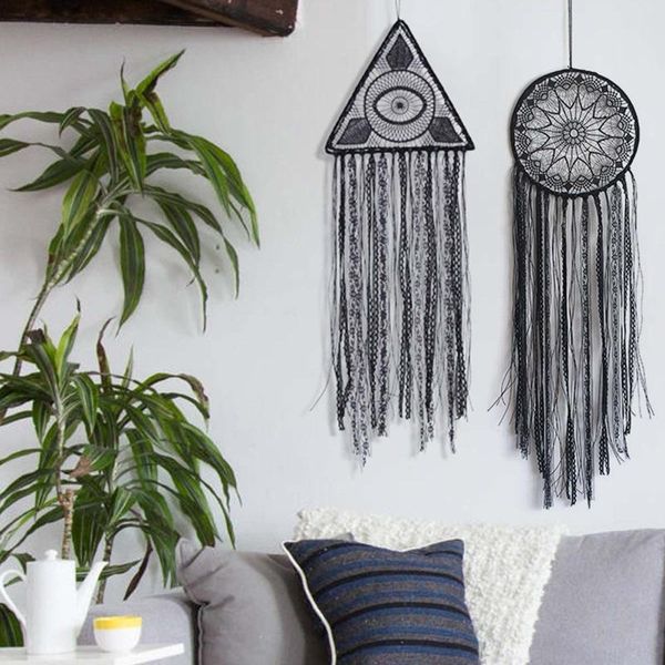 gothic evil eye black dreamcatcher handmade wall hanging ornament car bedroom decoration decorative objects & figurines
gothic evil eye black dreamcatcher handmade wall hanging ornament car bedroom decoration decorative objects & figurines