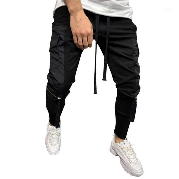 pant men's men sportsmen zipper pure color overalls casual pocket sport work trouser pants1, Black
pant men's men sportsmen zipper pure color overalls casual pocket sport work trouser pants1, Black