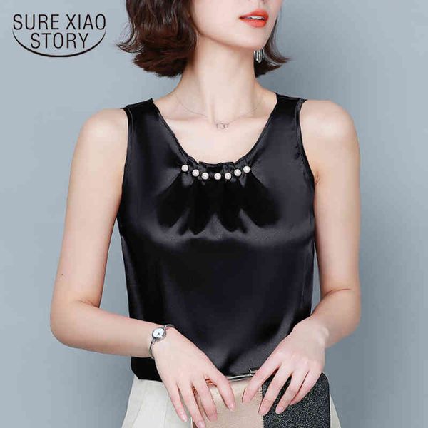 korean style slim beading sleeveless vest women ladies solid colors tank silk satin 9492 50 210508, White
korean style slim beading sleeveless vest women ladies solid colors tank silk satin 9492 50 210508, White