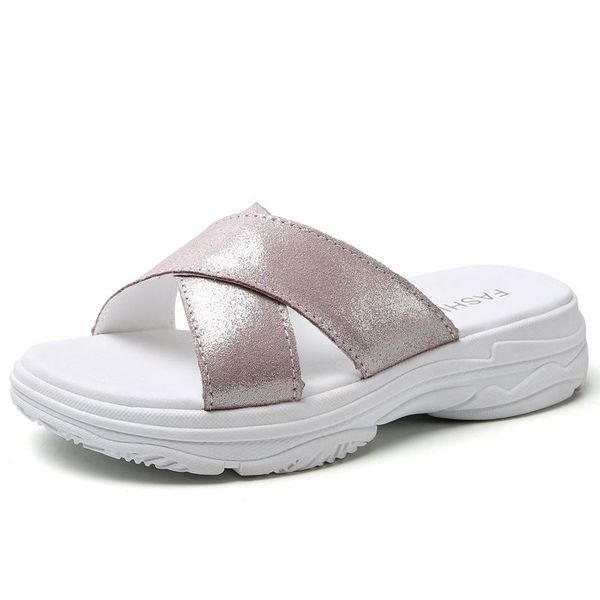 arrival 2021 women sandals summer fashion leisure open toe thick bottom slippers wedges shoes sandalias, Black
arrival 2021 women sandals summer fashion leisure open toe thick bottom slippers wedges shoes sandalias, Black