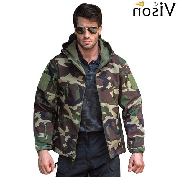 men's army fans military tactical jacket camouflage waterproof softshell hoody hiking camping coat cargoes 23242, Black;green
men's army fans military tactical jacket camouflage waterproof softshell hoody hiking camping coat cargoes 23242, Black;green