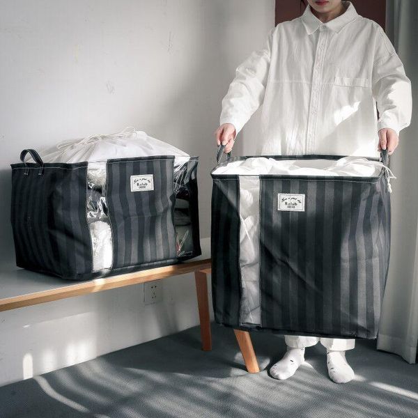 storage bags canvas bag cotton quilt finishing household folding thickened large capacity box
storage bags canvas bag cotton quilt finishing household folding thickened large capacity box