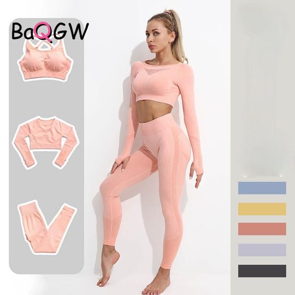 yoga outfit baqgw 2ps/3ps women sets fitness breathable long sleeve crop high waist push up leggings sports joggings workout set
yoga outfit baqgw 2ps/3ps women sets fitness breathable long sleeve crop high waist push up leggings sports joggings workout set