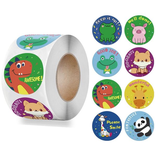 new animals reward stickers for children 500pcs/roll 1 inch for kid diy decor school student teacher supplies encourage sticker
new animals reward stickers for children 500pcs/roll 1 inch for kid diy decor school student teacher supplies encourage sticker