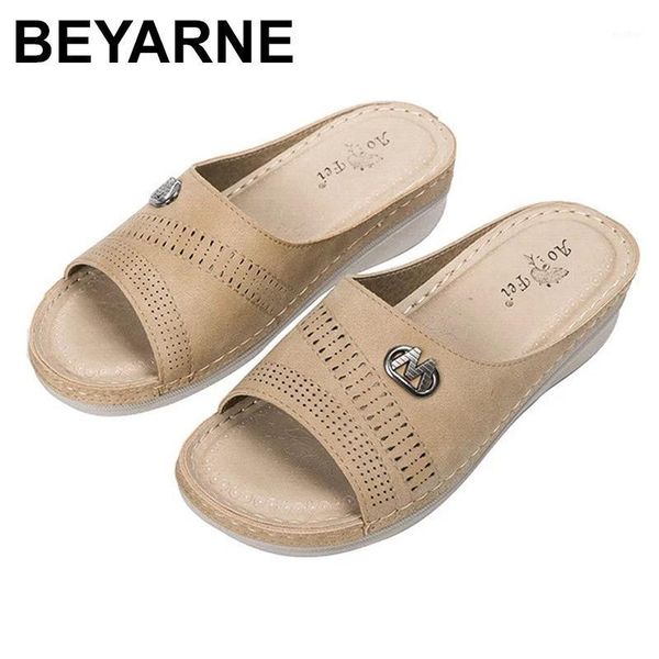 slippers beyarne women's sandals shoes wedge platform sandals2021fashion women fashion female retro drop1, Black
slippers beyarne women's sandals shoes wedge platform sandals2021fashion women fashion female retro drop1, Black