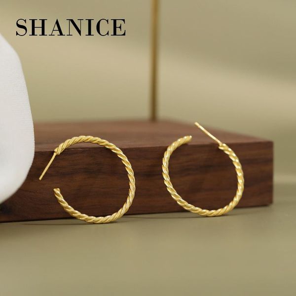 hoop & huggie shanice 925 sterling silver circle earrings gold color twisted wave pattern hoops for women party creole boucle, Golden;silver
hoop & huggie shanice 925 sterling silver circle earrings gold color twisted wave pattern hoops for women party creole boucle, Golden;silver