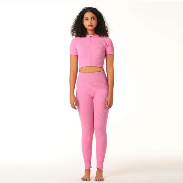 yoga outfit suit set women's autumn and winter running fitness zipper short sleeve seamless peach hip pants
yoga outfit suit set women's autumn and winter running fitness zipper short sleeve seamless peach hip pants