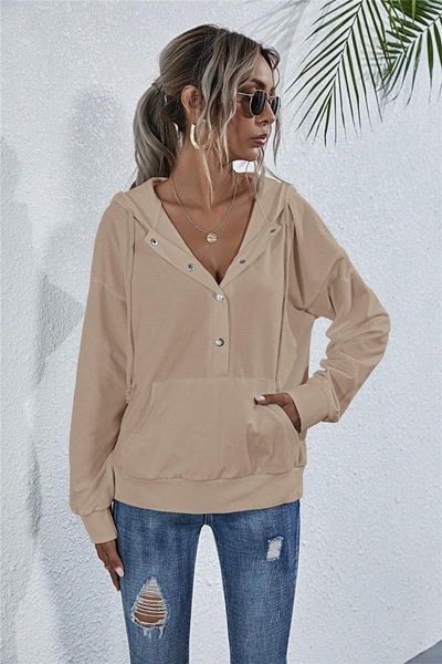 women's hoodies & sweatshirts loose hoodie for woman casual solid color buttons ladies winter pullover 2021 fall female fashion hooded, Black
women's hoodies & sweatshirts loose hoodie for woman casual solid color buttons ladies winter pullover 2021 fall female fashion hooded, Black