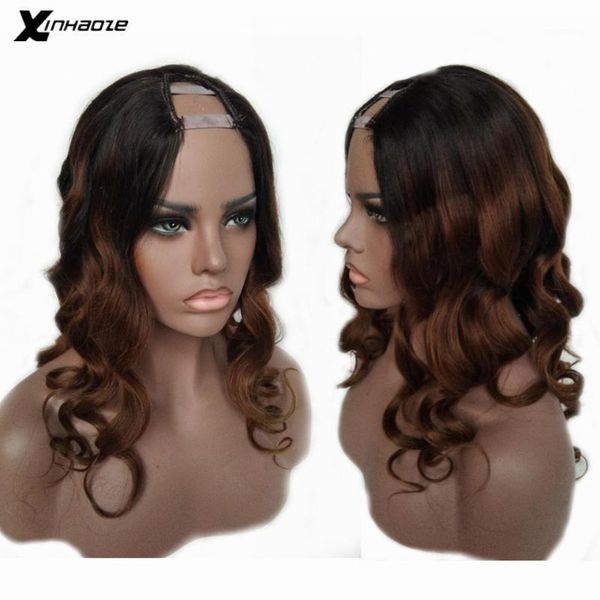 ombre brown u part human hair wigs body wave brazilian remy middle 2*4" two tone color for black women1, Black;brown
ombre brown u part human hair wigs body wave brazilian remy middle 2*4" two tone color for black women1, Black;brown