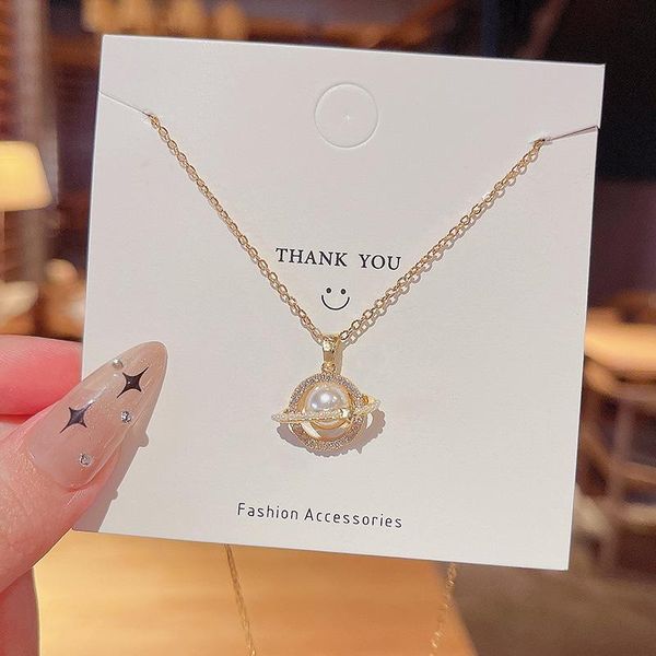 chains personality niche design sense planet necklace female titanium steel fashion high-end temperament clavicle chain, Silver
chains personality niche design sense planet necklace female titanium steel fashion high-end temperament clavicle chain, Silver