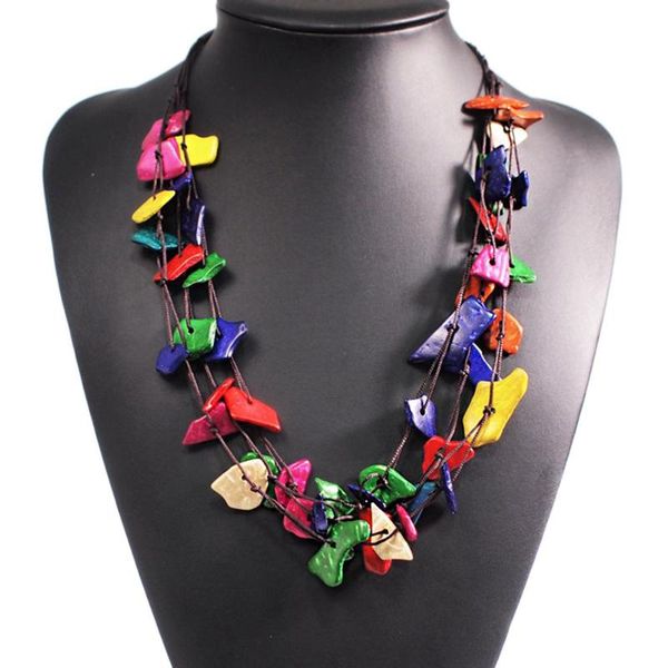 bohemian coconut shell necklaces fashion jewelry woman vintage handmade long pendant necklace ethnic accessories ukne chokers, Golden;silver
bohemian coconut shell necklaces fashion jewelry woman vintage handmade long pendant necklace ethnic accessories ukne chokers, Golden;silver