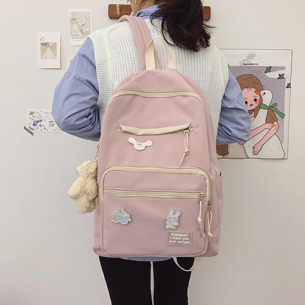 kawaii women nylon rucksack fashion girls college backpack school bag for teenage bookbag cute female waterproof travel mochilas
kawaii women nylon rucksack fashion girls college backpack school bag for teenage bookbag cute female waterproof travel mochilas