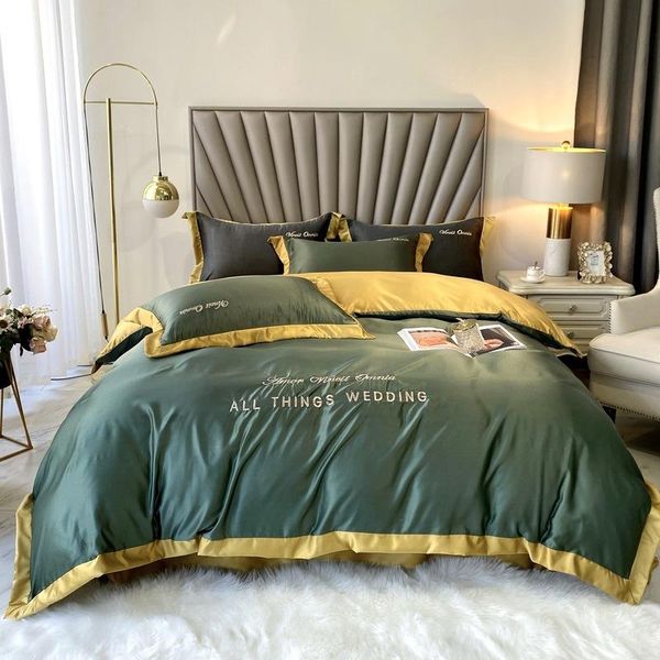 bedding sets duvet cover set 4 pieces luxury bedclothes include bedsheet pillowcase comforter green and yellow nordic style oceania
bedding sets duvet cover set 4 pieces luxury bedclothes include bedsheet pillowcase comforter green and yellow nordic style oceania