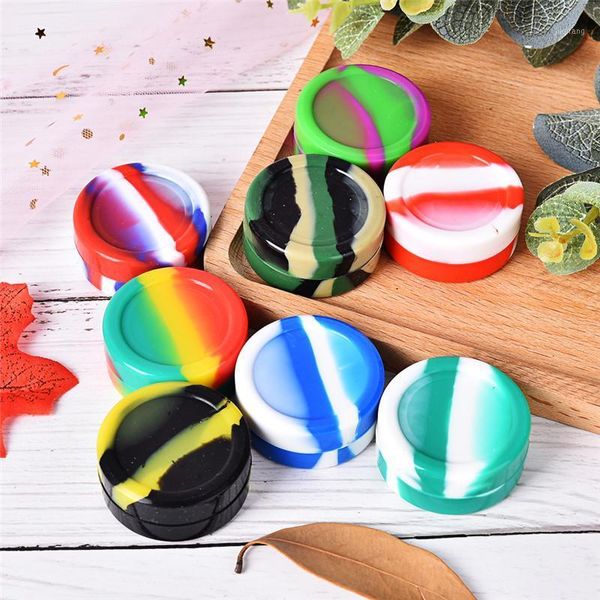 storage bottles & jars 2021 round non-stick silicone container for wax bho oil butane vaporizer silicon dab 10ml
storage bottles & jars 2021 round non-stick silicone container for wax bho oil butane vaporizer silicon dab 10ml