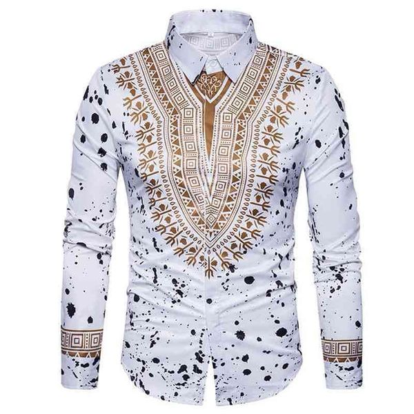 3d print shirt men traditional african dashiki men shirt long sleeve slim fit casual mens dress shirts camisas masculinas 210706, White;black
3d print shirt men traditional african dashiki men shirt long sleeve slim fit casual mens dress shirts camisas masculinas 210706, White;black