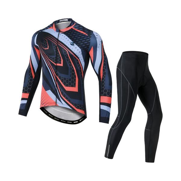 racing sets yocene autumn men's mountain road bike windproof long sleeve suit thermal jacket jersey cycling wear, Black;blue
racing sets yocene autumn men's mountain road bike windproof long sleeve suit thermal jacket jersey cycling wear, Black;blue