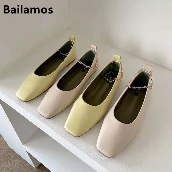 dress shoes bailamos women's square toe metal buckle flat 2021 spring fashion soft leather shallow mouth woman ballet flats loafe, Black
dress shoes bailamos women's square toe metal buckle flat 2021 spring fashion soft leather shallow mouth woman ballet flats loafe, Black