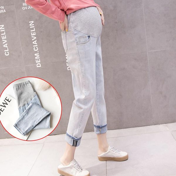 maternity bottoms straight jeans haren pants for pregnant women clothes boyfriend pregnancy trousers denim clothing 2021, White
maternity bottoms straight jeans haren pants for pregnant women clothes boyfriend pregnancy trousers denim clothing 2021, White