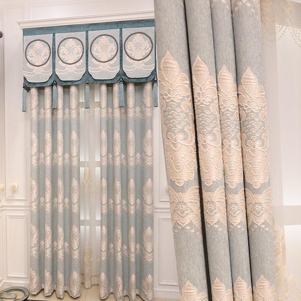 curtain & drapes curtains for living dining room bedroom american jacquard fabric restaurant balcony shading cloth window screen blue
curtain & drapes curtains for living dining room bedroom american jacquard fabric restaurant balcony shading cloth window screen blue