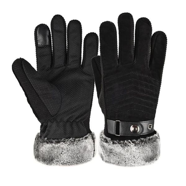 pigskin gloves winter waterproof cycling full finger warm touch screen outdoor sports ski riding bike, Black
pigskin gloves winter waterproof cycling full finger warm touch screen outdoor sports ski riding bike, Black