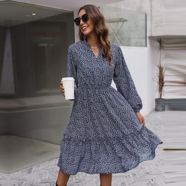 casual dresses medium long slim print dress women v neck autumn winter full sleeve for 2021 elegant, Black;gray
casual dresses medium long slim print dress women v neck autumn winter full sleeve for 2021 elegant, Black;gray