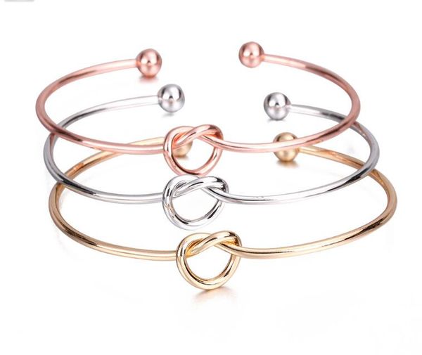 tie knot bracelet bangles fashion simple cuff open bracelets silver gold rose gold colors adjustable size for women, Black
tie knot bracelet bangles fashion simple cuff open bracelets silver gold rose gold colors adjustable size for women, Black