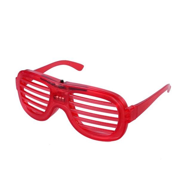 party decoration fashion eyewear neon slotted shutter led glow sunglasses shades light glasses for kids & adults costume favors (red)
party decoration fashion eyewear neon slotted shutter led glow sunglasses shades light glasses for kids & adults costume favors (red)