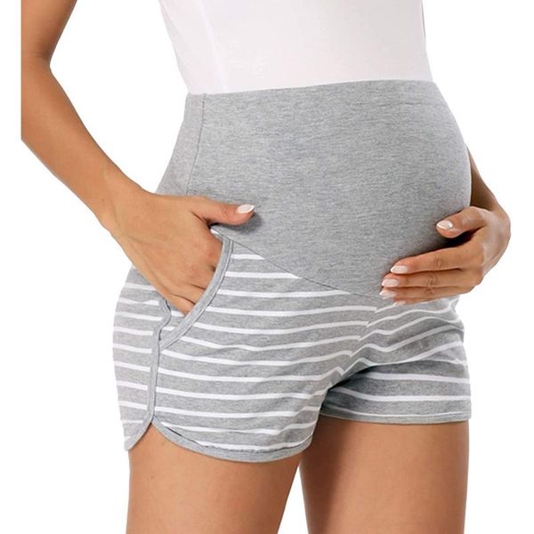maternity bottoms womens shorts striped loose stretchy high waist pants pregnancy pocket summer beach, White
maternity bottoms womens shorts striped loose stretchy high waist pants pregnancy pocket summer beach, White