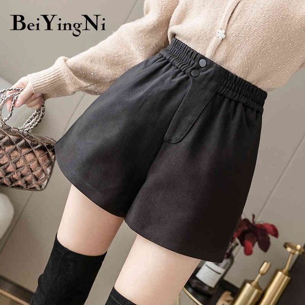 woolen shorts women autumn winter high waist slim loose black pockets fashion vintage wide leg short warm retro 210427, White;black
woolen shorts women autumn winter high waist slim loose black pockets fashion vintage wide leg short warm retro 210427, White;black