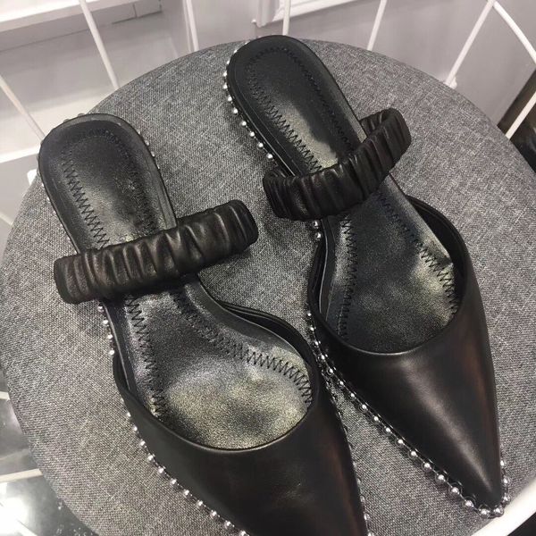 beading slip-on leather sandals women summer slippers slide designer fashion black sheepskin sheath heel slipper luxury shoes
beading slip-on leather sandals women summer slippers slide designer fashion black sheepskin sheath heel slipper luxury shoes