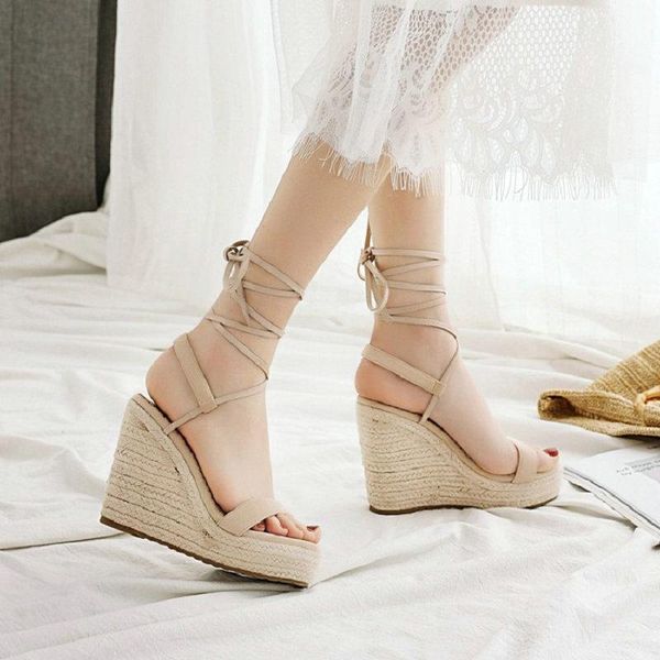 sianie tianie 2021 lace-up ankle strap woman's summer shoes solid color beige open toe platform wedges high heels women sandals, Black
sianie tianie 2021 lace-up ankle strap woman's summer shoes solid color beige open toe platform wedges high heels women sandals, Black