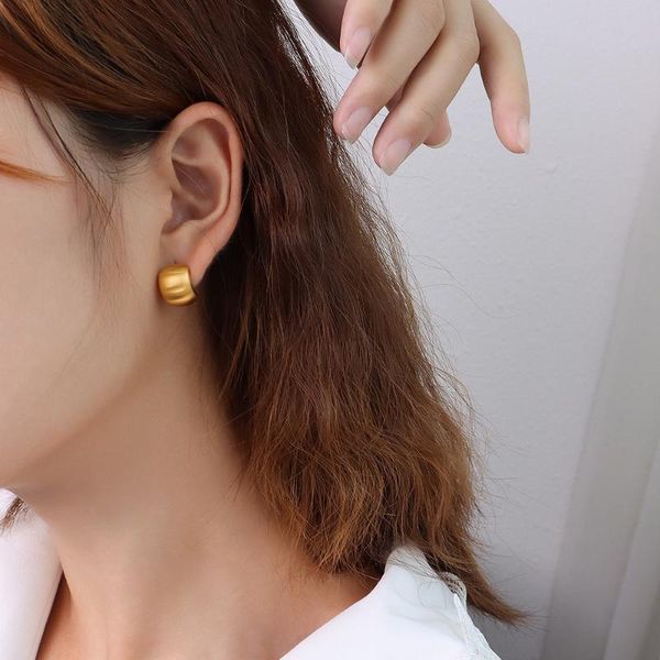 hoop & huggie yaonuan titanium steel c-shaped earrings trendy minimalist golden/silver plated fashion jewelry for women f182
hoop & huggie yaonuan titanium steel c-shaped earrings trendy minimalist golden/silver plated fashion jewelry for women f182