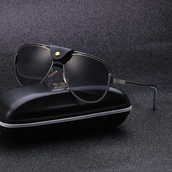 sunglasses round frame men's leather middle beam women's fashion po glasses, White;black
sunglasses round frame men's leather middle beam women's fashion po glasses, White;black