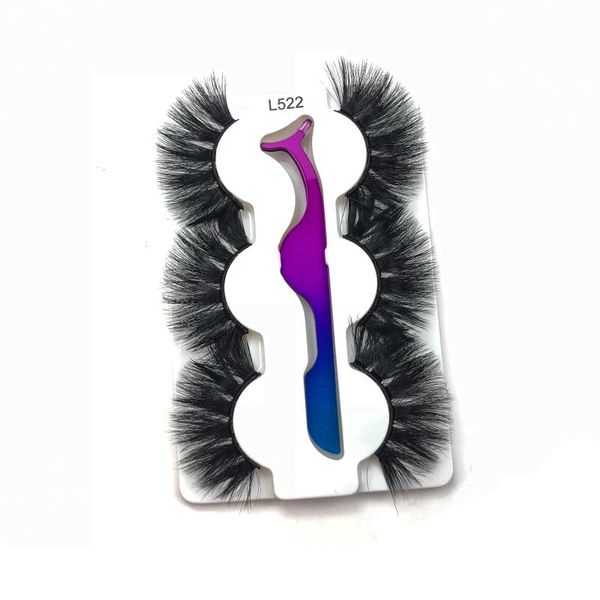 false eyelashes 3 pairs mink 25mm lashes fluffy 3d makeup dramatic long natural eyelash extension
false eyelashes 3 pairs mink 25mm lashes fluffy 3d makeup dramatic long natural eyelash extension