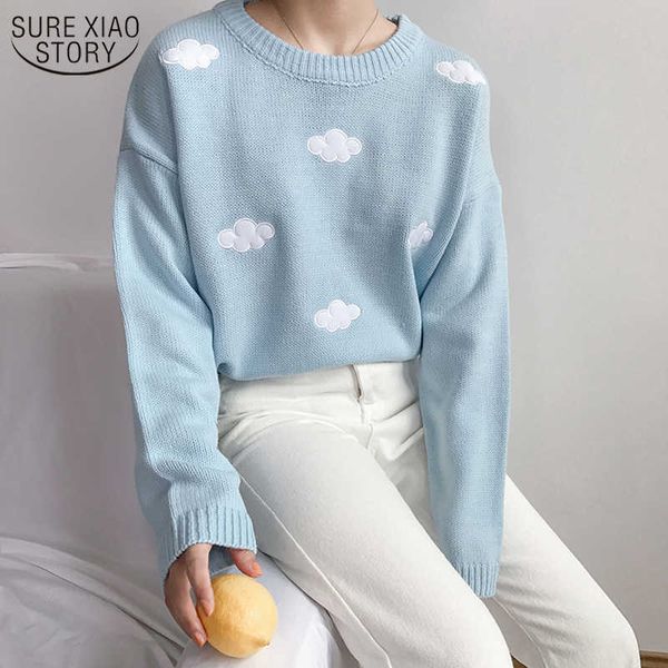 kawaii ulzzang women vintage college loose clouds sweater female korean punk thick cute loose harajuku clothing for women 10897 210528, White;black
kawaii ulzzang women vintage college loose clouds sweater female korean punk thick cute loose harajuku clothing for women 10897 210528, White;black